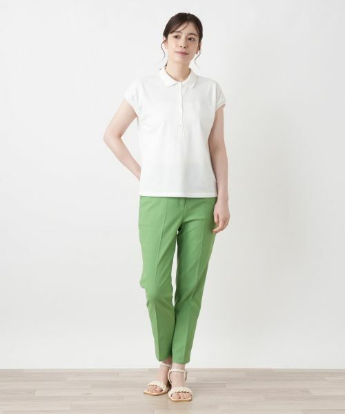Leilian / レリアン ポロシャツ | フレンチスリーブポロシャツ 【Leilian WHITE LABEL】 | 詳細4
