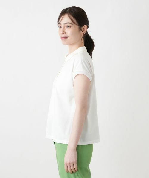 Leilian / レリアン ポロシャツ | フレンチスリーブポロシャツ 【Leilian WHITE LABEL】 | 詳細8