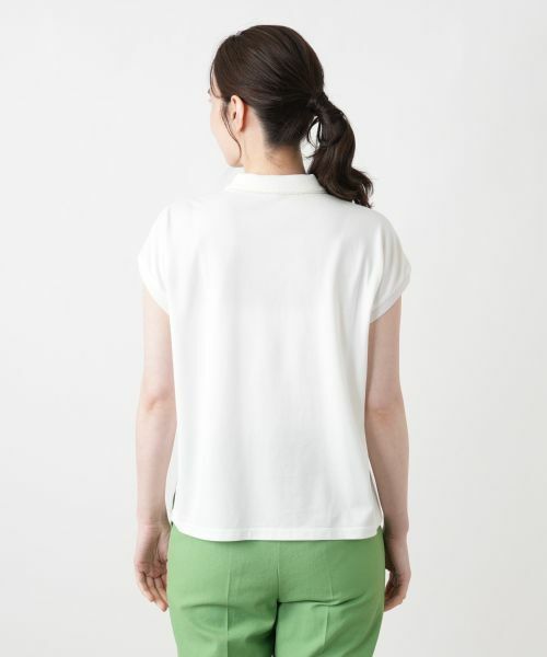 Leilian / レリアン ポロシャツ | フレンチスリーブポロシャツ 【Leilian WHITE LABEL】 | 詳細9