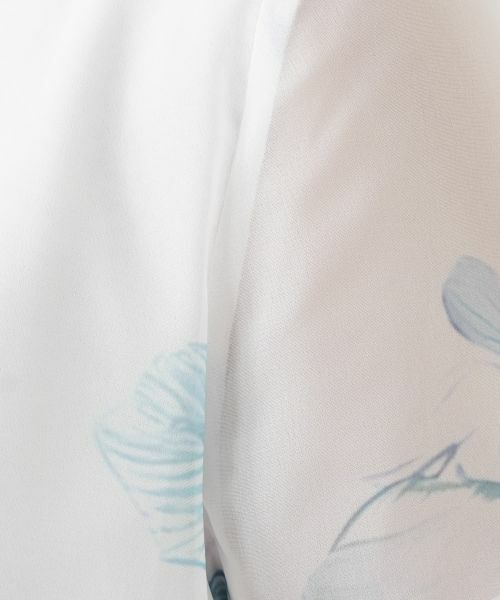 Leilian / レリアン カットソー | 花柄シアーカットソー【Leilian WHITE LABEL】 | 詳細12