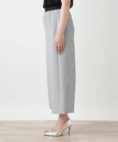 Leilian / レリアン その他パンツ | ストライプガウチョパンツ【Leilian WHITE LABEL】 | 詳細5