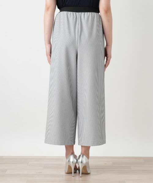 Leilian / レリアン その他パンツ | ストライプガウチョパンツ【Leilian WHITE LABEL】 | 詳細6