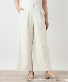 Leilian / レリアン その他パンツ | タックワイドパンツ【Leilian WHITE LABEL】