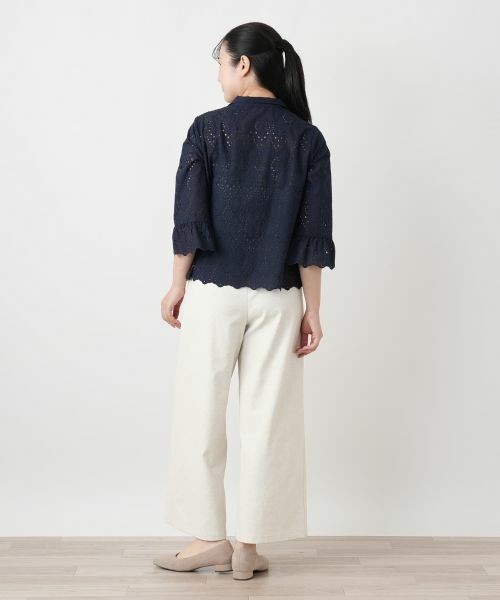 Leilian / レリアン その他パンツ | タックワイドパンツ【Leilian WHITE LABEL】 | 詳細9