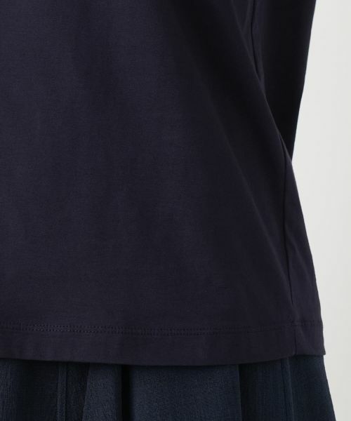 Leilian / レリアン カットソー | ボーダー切替クルーネックTシャツ | 詳細16