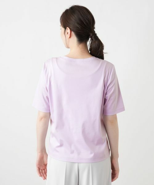 Leilian / レリアン Tシャツ | パール調ビジューカットソー | 詳細12