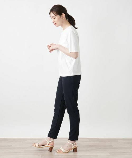Leilian / レリアン Tシャツ | パール調ビジューカットソー | 詳細5
