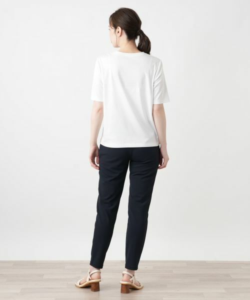 Leilian / レリアン Tシャツ | パール調ビジューカットソー | 詳細6