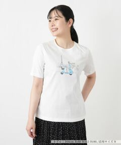 Leilian / レリアン Tシャツ | スクーターイラストTシャツ