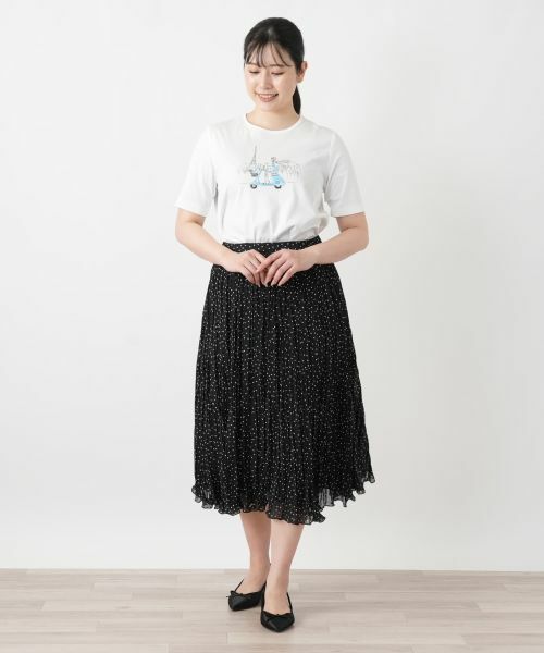 Leilian / レリアン Tシャツ | スクーターイラストTシャツ | 詳細1
