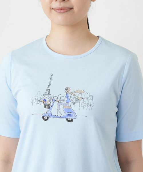 Leilian / レリアン Tシャツ | スクーターイラストTシャツ | 詳細10