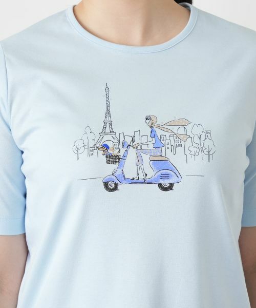 Leilian / レリアン Tシャツ | スクーターイラストTシャツ | 詳細14