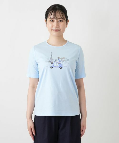 Leilian / レリアン Tシャツ | スクーターイラストTシャツ | 詳細7