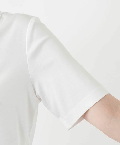 Leilian / レリアン Tシャツ | ビジューネックカットソー | 詳細12