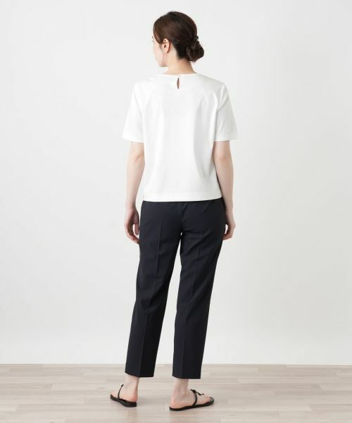 Leilian / レリアン Tシャツ | ビジューネックカットソー | 詳細6