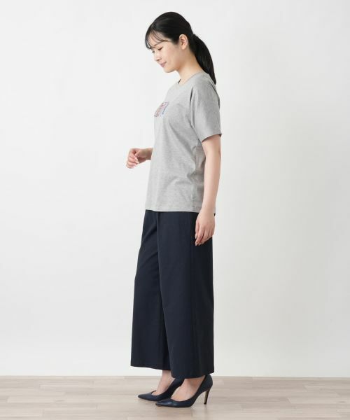 Leilian / レリアン Tシャツ | プリントクルーネックTシャツ | 詳細2
