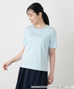 Leilian / レリアン Tシャツ | クルーネックメッセージTシャツ