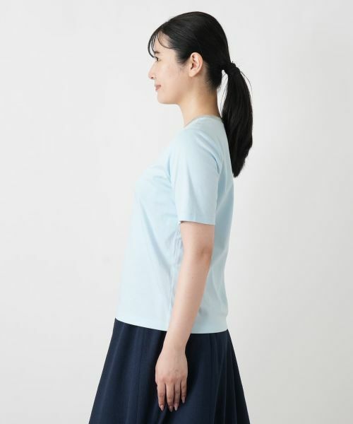 Leilian / レリアン Tシャツ | クルーネックメッセージTシャツ | 詳細11