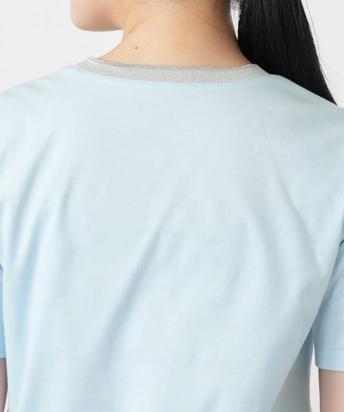 Leilian / レリアン Tシャツ | クルーネックメッセージTシャツ | 詳細14