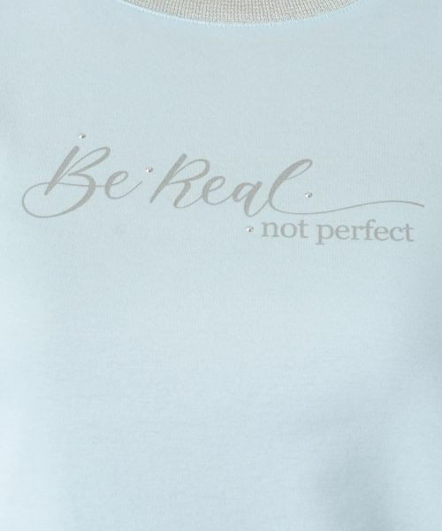 Leilian / レリアン Tシャツ | クルーネックメッセージTシャツ | 詳細17