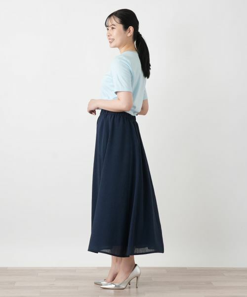 Leilian / レリアン Tシャツ | クルーネックメッセージTシャツ | 詳細8