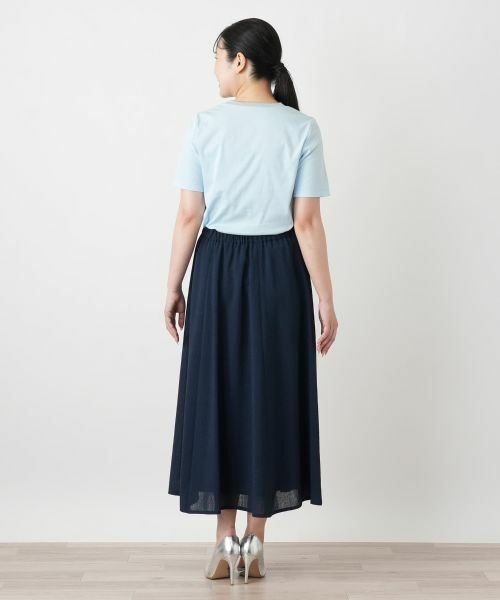 Leilian / レリアン Tシャツ | クルーネックメッセージTシャツ | 詳細9