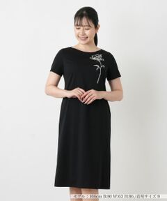 Leilian / レリアン ドレス | 刺繍サックワンピース