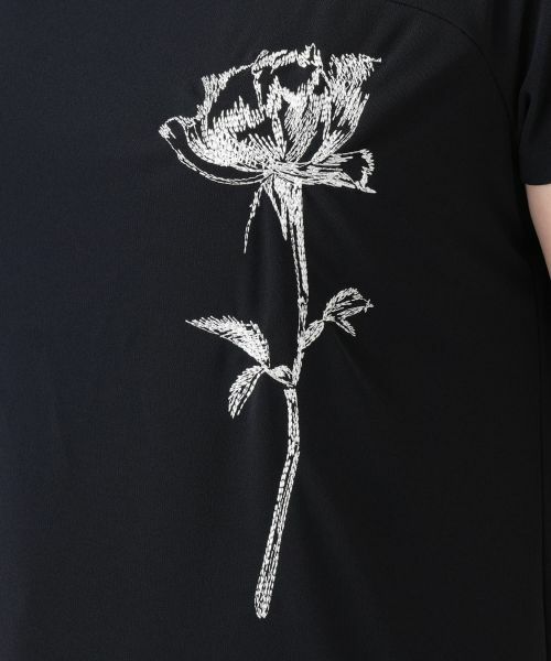 Leilian / レリアン カットソー | 刺繍クルーネックTシャツ | 詳細15
