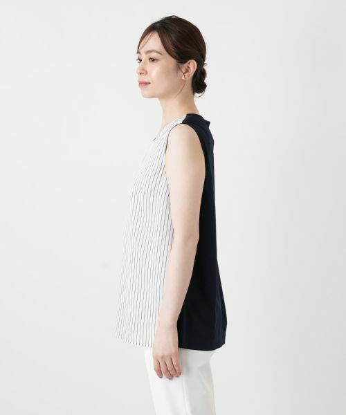 Leilian / レリアン シャツ・ブラウス | カーディガン+タンクトップアンサンブル【Leilian WHITE LABEL】 | 詳細16
