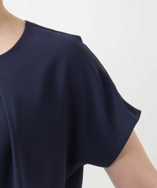 Leilian / レリアン カットソー | タッククルーネックカットソー【Leilian WHITE LABEL】 | 詳細12