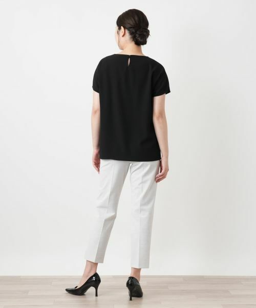 Leilian / レリアン カットソー | タッククルーネックカットソー【Leilian WHITE LABEL】 | 詳細3