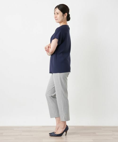 Leilian / レリアン カットソー | タッククルーネックカットソー【Leilian WHITE LABEL】 | 詳細5