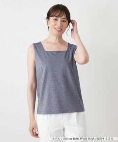 Leilian / レリアン カットソー | シャイニータンクトップ【Leilian WHITE LABEL】