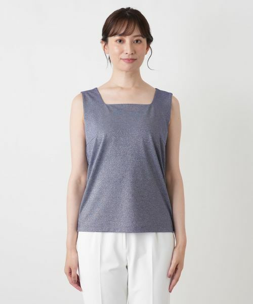 Leilian / レリアン カットソー | シャイニータンクトップ【Leilian WHITE LABEL】 | 詳細13