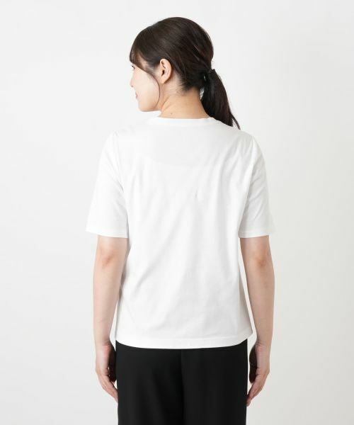 Leilian / レリアン Tシャツ | ビジュークルーネックカットソー【Leilian WHITE LABEL】 | 詳細12