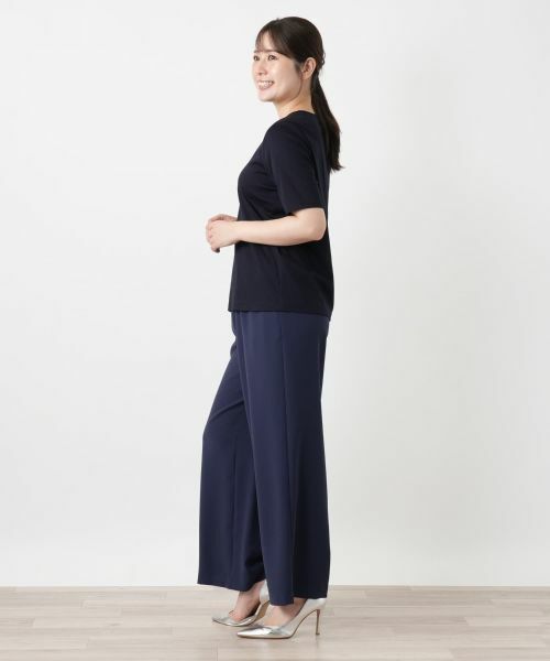 Leilian / レリアン Tシャツ | ビジュークルーネックカットソー【Leilian WHITE LABEL】 | 詳細2