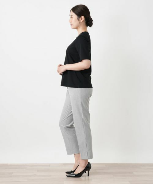 Leilian / レリアン Tシャツ | ビジュークルーネックカットソー【Leilian WHITE LABEL】 | 詳細5