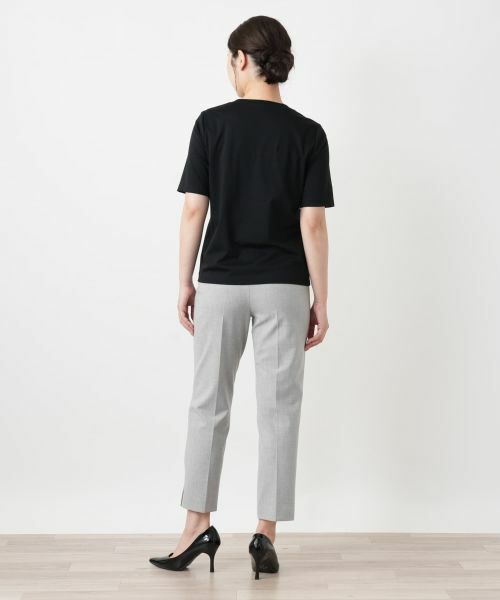 Leilian / レリアン Tシャツ | ビジュークルーネックカットソー【Leilian WHITE LABEL】 | 詳細6