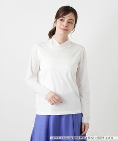 Leilian / レリアン カットソー | 切替ハイネックカットソー【Leilian WHITE LABEL】