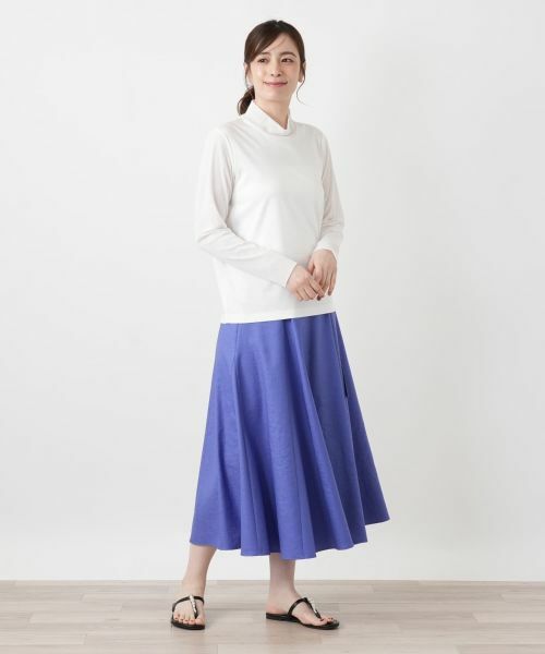 Leilian / レリアン カットソー | 切替ハイネックカットソー【Leilian WHITE LABEL】 | 詳細7