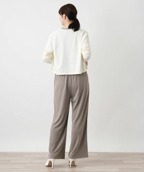 Leilian / レリアン その他パンツ | ワイドパンツ【Leilian WHITE LABEL】 | 詳細3
