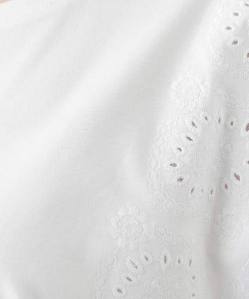 Leilian / レリアン カットソー | カットワーク刺繍Tシャツ【Leilian WHITE LABEL】 | 詳細17