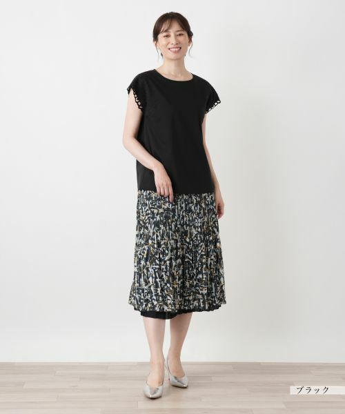 Leilian / レリアン カットソー | カットワーク刺繍Tシャツ【Leilian WHITE LABEL】 | 詳細4