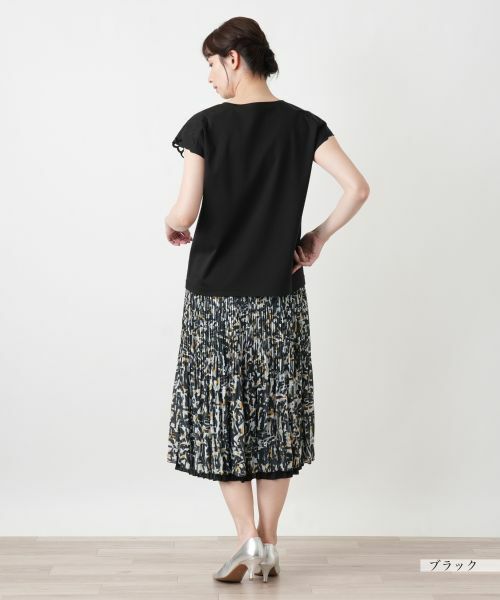 Leilian / レリアン カットソー | カットワーク刺繍Tシャツ【Leilian WHITE LABEL】 | 詳細6