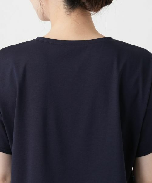 Leilian / レリアン カットソー | 発泡プリントクルーネックTシャツ【Leilian WHITE LABEL】 | 詳細14