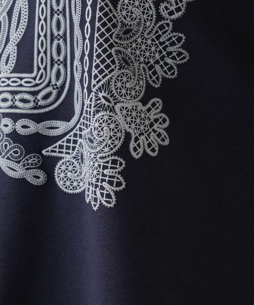 Leilian / レリアン カットソー | 発泡プリントクルーネックTシャツ【Leilian WHITE LABEL】 | 詳細17