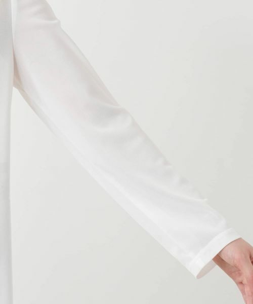 Leilian / レリアン シャツ・ブラウス | ノーカラーVネックブラウス【Leilian WHITE LABEL】 | 詳細15