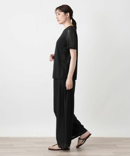 Leilian / レリアン その他パンツ | レースワイドパンツ【Leilian WHITE LABEL】 | 詳細2