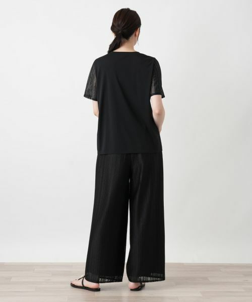 Leilian / レリアン その他パンツ | レースワイドパンツ【Leilian WHITE LABEL】 | 詳細3