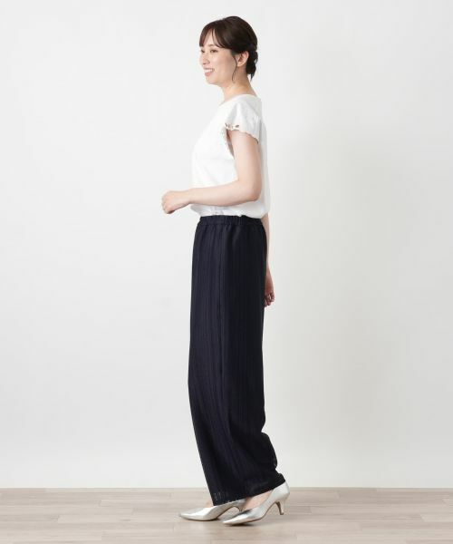 Leilian / レリアン その他パンツ | レースワイドパンツ【Leilian WHITE LABEL】 | 詳細5